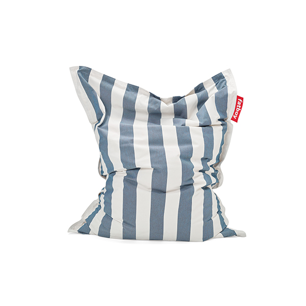 Original Outdoor Beanbag Stripe Ocean Blue